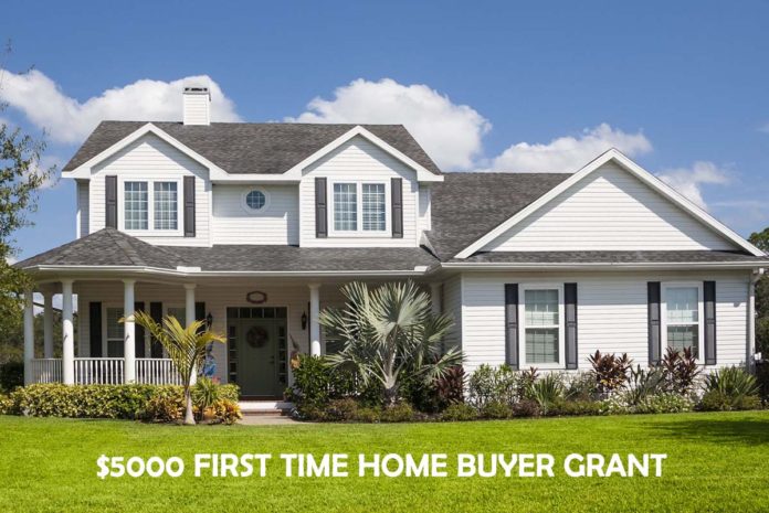 $5000 First-Time Home Buyer Grant 