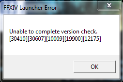 How To Fix FF14 Unable to Complete Version Check