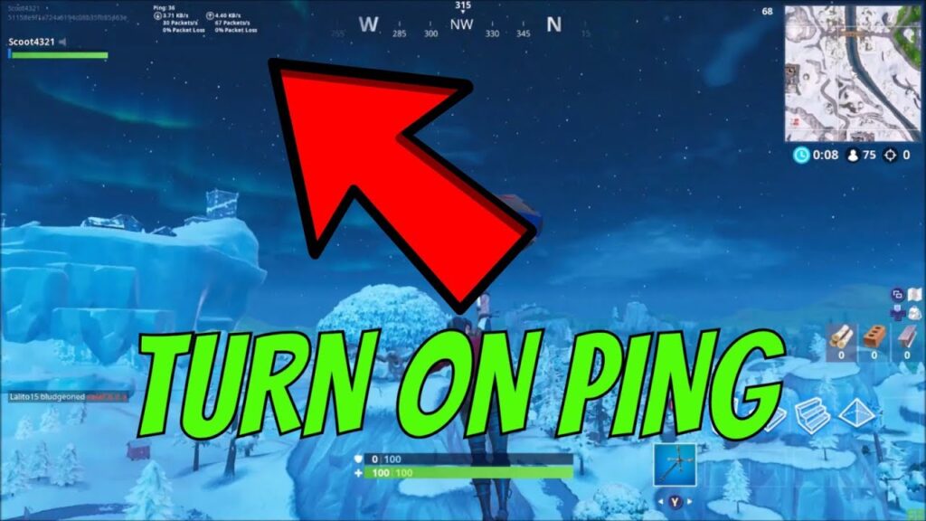 How To Show Ping On Fortnite