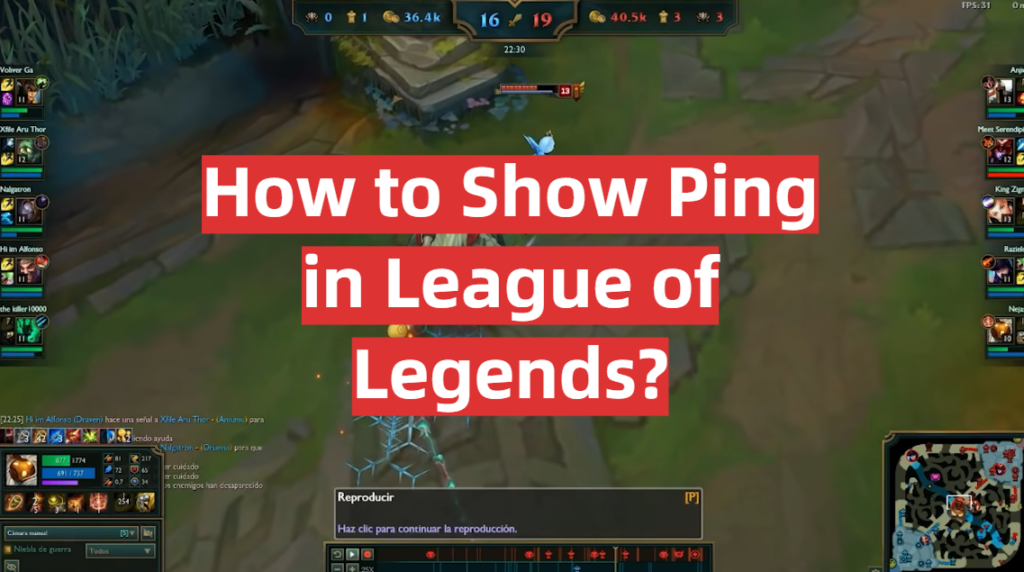How To Show Ping In League Of Legends 