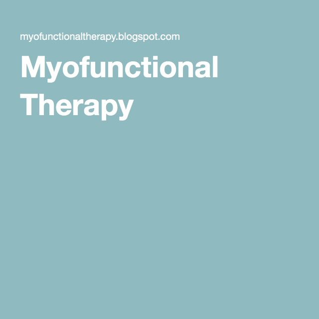 Myofunctional Therapy Courses
